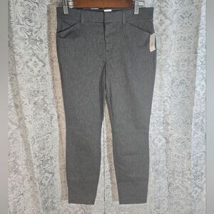 Gap SKINNY ANKLE B HEATHER CHARCOAL Stretch Midrise Women's Size 4
